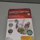 New Simple Living Solutions Ladderless Light Clips 710025 - 25 Pieces.