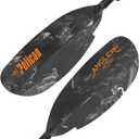Pelican - Poseidon Angler Paddle - Aluminum Shaft with Reinforced Fiberglass Blades - Lightweight, Adjustable Kayaks Paddles - Perfect for Kayak Fishing (94.5 in - 240.03 cm, Black Marble)