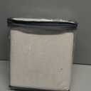 100% Blackout Shield Linen Blackout Curtains for Bedroom 84 Inches Long, Back Tab/Rod Pocket Living Room Drapes, Thermal Insulated Blackout Curtains 2 Panels Set, 50" W x 84" L, Cream