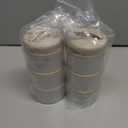 Termichy Stackable Formula Dispenser Portable Milk Powder Container, 2 Pack, Warm Grey