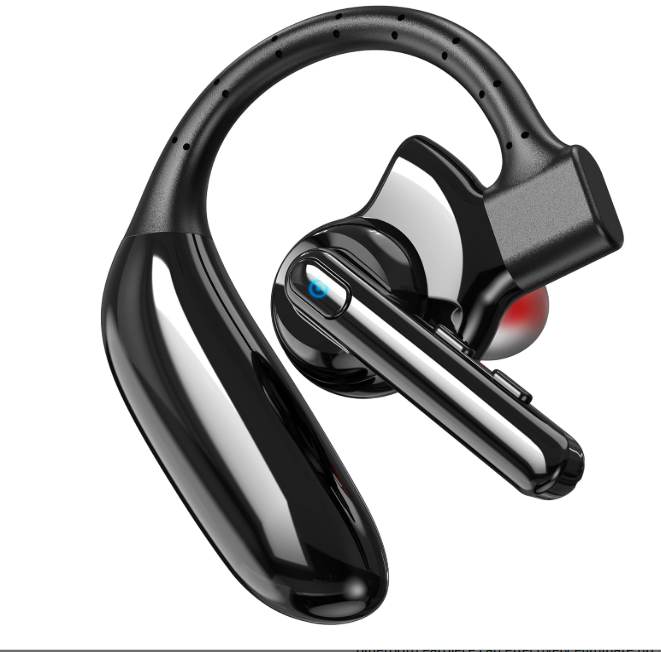 IAMJOY Bluetooth Headset Dual-Mic V5.4 Wireless Bluetooth Earpiece Noise Canceling Hands-Free Headphones 14 Hours Talking Time 140H Standby for Trucker, Office, Driving