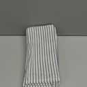 INFEI Plain Striped Cotton Linen Blended Dinner Cloth Napkins - Set of 12 (40 x 30 cm) - for Events & Home Use (Ocean)