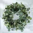 27inch Apple Leaf Eucalyptus Leaf Wreath Home Decoration Artificial Decorative Flower