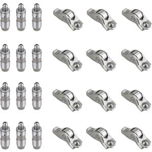 12 Pcs Rocker Arms and Lifters Compatible with Expedition F150 F250 F350 Explorer Sport Trac Mustang Mark LT Navigator Mountaineer 4.6L 5.4L 3V Engine