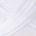 Socomi Wedding Arch Draping Fabric 2 Panels 29" x 19Ft White Sheer Chiffon Curtain Drapes 6 Yards for Wedding Ceremony Birthday Party Decoration
