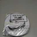 Jenaai 9 Pcs Large Ghost Christmas Tree Picks Black and White Night Christmas Ornaments for Xmas Tree Topper Party Supplies Home School Office Decor