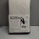 100% Blackout Shield Linen Blackout Curtains for Bedroom 96 Inches Long, Back Tab/Rod Pocket Living Room Drapes, Thermal Insulated Blackout Curtains 2 Panels Set, 50" W x 96" L,Cream