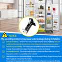 W10862461 Refrigerator Housing Compatible with Maytag Kenmore KitchenAid Whirlpool Refrigerator Housing, WRS325FDAT04 5WRS22FDFG00 WRS325FDAM04 Black Fridge Replacement Part W10350065 W10778312