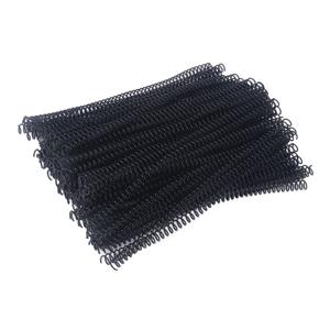 100 Pack Plastic Spiral Binding Coils, 4:1 Pitch 48 Loops for Letter/A4 Size, 360-Degree Rotation for Office School Projects, Suitable for Coworkers (Black, 1/2 Inch (100 Sheet Capacity))