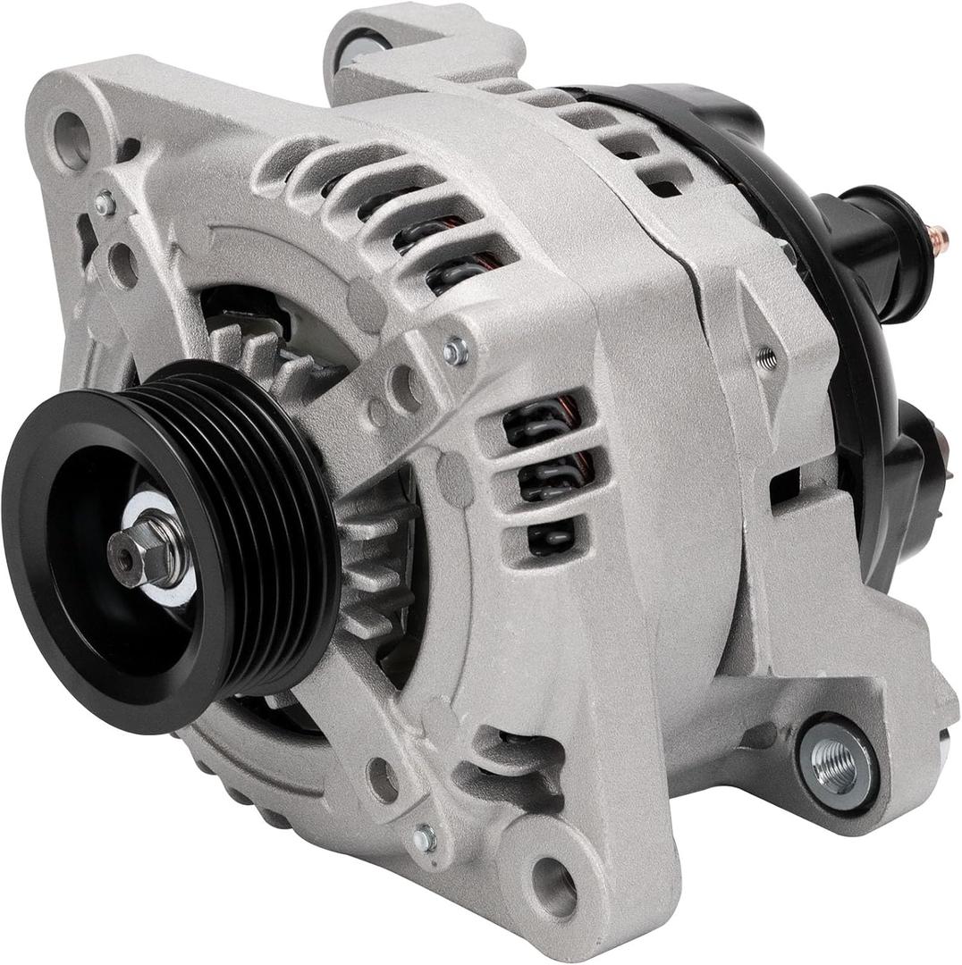 Alternator Compatible with Hyundai Sonata 2015-2019 2.0L 2.4L, Santa Fe Sport 2017 2018, For Kia Optima Sorento 2.0L 2.4L 15-20, Sportage 2.0L 17-22, 150A 12V 6-Groove Replace# 104211-8790 37300-2G061