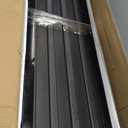 Brakki PVC Slat Wall Paneling 4x8 ft, Garage Organizer Storage System, Black Slatwall Panels for Garage Organization Product, Heavy Duty Wall Mounted Tool Storage for Home