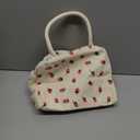 Coobiiya Corduroy Lunch Bag for Women Men, Cute Strawberry Lunch Tote Bags Insulated Reusable LunchBox Large Capacity Cooler Bag for Work Travel Picnic. Corduroy Strawberry