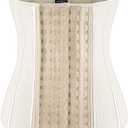 ECOWALSON Waist Trainer for Women Corset Cincher Body Shaper Girdle Trimmer with Steel Bones Extender (3X-Large, B-beige(9 Steel Bones Height:11.6"))