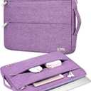 Voova Laptop Sleeve Carrying Case 14 15 Inch Compatible with MacBook Air 15 M2/M3/M4 2022-2025, MacBook Pro 15, Hp Chromebook 14, Waterproof Slim Computer Cover Bag,Lavender