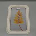HH 11.8in Clear Wall Sign Leaf Yellow