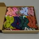 CLLOT 40 Pieces Girls Hair Bows Linen Fabric Bows Alligator Clips Hair Accessories for Little Girls Toddlers Kids and Teens