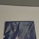 LANDVIEW Vinyl Placemats Set of 6, PVC Woven Washable Non-Slip Table Mats, Heat Resistant Wrinkle Free Place Mats for Dining Table, Easy to Clean (6, Navy Blue)