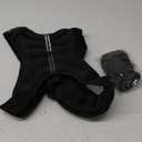 ZELUS Weighted Vest, 6lb/8lb/12lb/16lb/20lb/25lb/30lb Weight Vest with Reflective Stripe for Workout, Strength Training, Running, Fitness, Muscle Building, Weight Loss, Weightlifting (Black)