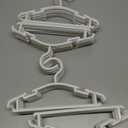Kids Clothes Hangers, Non-Slip 30-Pack, White