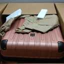 Travelers Club Midtown Hardside Luggage Travel, Rose Gold, 4-Piece Set
