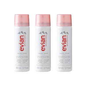 Evian Facial Spray, 1.7 oz (3 Count (Pack of 1))