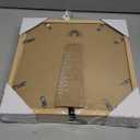 10x10 Picture Frame Made with Solid Wood Set of 3, Display 6x6 with Mat or 10x10 without Mat, Wall Gallery Frame Set with Tempered Real Glass, Tabletop or Wall Mounting Display (3 Pack of Oak)