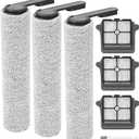 (7pcs) HEPA Filters & Brush Rollers Replacement Parts Kit Only Compatible For Tineco Floor ONE S7 Pro Wet Dry Vacuum Cleaner, Replacement Parts Accessories Kit Inclue 3 Vacuum Filter, 3 Brush Rollers