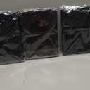 4Pcs Flannel Necklace Pouch Travel Jewelry Storage Case,black