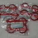 Watermelon Glasses Hawaiian Novelty Party Eyewear Lightweight Fun Party Glasses for Adults
 Pack of 6