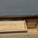 Sumnacon Rustic Toilet Paper Holder - Vintage Wall Mount with Shelf for Bathroom, Kitchen Decor, Light Wood