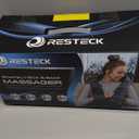 RESTECK Massagers for Neck and Back with Heat - Deep Tissue 3D Kneading Pillow, Electric Shiatsu Shoulder Massage, Foot, Legs,Body - Relieve Muscle Pain - Office, Home & Car