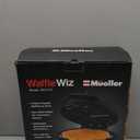 Mueller Heart 5 Waffle Maker, Waffle Iron, Adjustable Browning Control & Nonstick, Cool Touch Handle, Easy to Clean, Small Kitchen Appliances