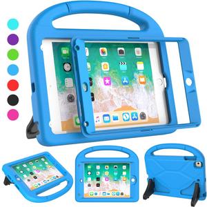 SUPLIK Kids Case for iPad mini 4/5 (7.9"), Built-in Screen Protector Durable Shockproof Protective Cover with Handle Stand for 7.9 inch Apple iPad mini 4th/5th Generation, Blue