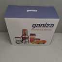 Ganiza 900W Blenders for Shakes and Smoothies, 15-Piece Personal Blender and Grinder Combo for Kitchen, Smoothies Maker with 4 BPA-Free Portable Cup, Nutritious Recipe Red