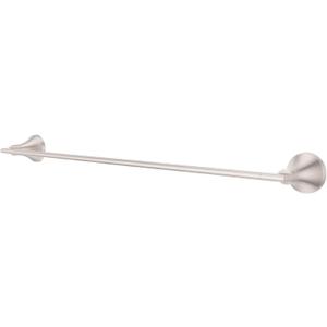 Pfister Vedra Bath Towel Bar for Bathroom, 24-Inch, Wall-Mounted, Screw-in, Spot Defense Brushed Nickel Finish, BTBVED2GS