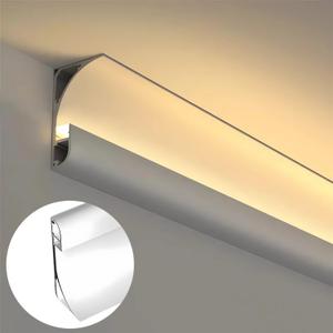 JARBIH 3.3Ft/1 Meter Led Aluminum Profile Light Linear, Led Channel Holder, 10PACK
