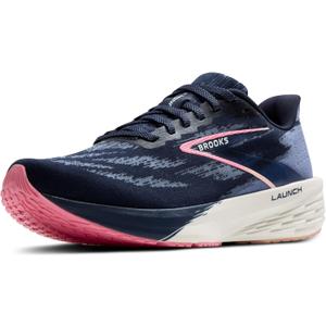 Brooks Womens Launch 11 Neutral Running Shoe (10.5, Peacoat/Blue/Peach)