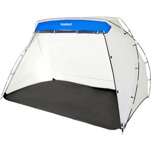 Portable Paint Tent (9x6x5.5 ft) Large Paint Booth with Built-in Floor, Mesh Screen, Windproof Hooks, and Storage Bag  Ideal for DIY Painting Projects