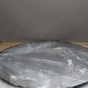 VocalStar Black Metal Framed Bathroom Mirror for Wall, 22 x 30 Inch Rounded oval Matte Black Bathroom Vanity Mirror Farmhouse, 1/4-inch Shatterproof Glass | Ultra-Flush Hanging