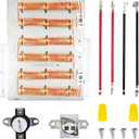 964P3 61927 Dryer Heating Element Kit for Speed Queen Alliance, Replacement Parts 56047 56179 61195 503404 503978 2304695 d510329p 2304695 ADE3SRGS173TW01 ADE3LRGS171TW01 ADE30RGS171TW01 etc.
