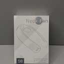 FrSara Rechargeable Neck Fan, Personal Fan with LED Display, 3 Speeds with 4000mAh Battery Powered, Supports USB TYPE-C, Portable, Ideal & Quiet for Women, Men Travel, Outdoor, Blue