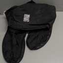 IwIeIaIrI Waterproof Rain Boot Shoe Cover Non-Slip Waterproof Boot Covers for Snow & Rain, Walking, Hiking & Motorcycle Gear Shoe Cover PVC Material with Safety Reflector Reusable & Foldable Black(XL) (Extra Large)