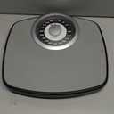 Adamson A25 Scales for Body Weight - Up to 400 LB - 5.3" Dial on 12.4" x 10.2" Platform - Anti-Skid Rubber Surface - High Precision Bathroom Scale Analog - Durable with 20-Year Assurance - Grey