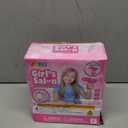 JOYIN 17Pcs Girls Beauty Salon Set, Pretend Role Play Doll Hair Stylist Toy Kit with Hairdryer, Mirror, Curling Iron and Other Accessories for Kids Toddler Fashion Cutting Makeup Party Favor