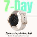 TOOBUR Smart Watch for Women, 40mm HD Smartwatch, Compatible with Android & iOS, Answer/Make Calls, Fitness Watch with Step/Calorie/HR Tracker, IP68, Gorgeous & Comfy, Gift for Women, Beige