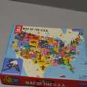 Mudpuppy Map Of The USA  70 Piece Geography Puzzle with State-Shaped Pieces and Iconic Landscapes Cultural Items And More