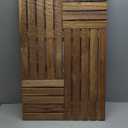 Utoplike Teak Wood Bath Mat, 32 x 20 inch Large Wooden Shower Mat for Bathroom, Non Slip Wood Floor Sturdy Mat for Inside Shower Luxury Spa Home or Outdoor