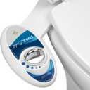 LUXE Bidet NEO 110 - Single Nozzle, Non-Electric Bidet Attachment for Toilet Seat, Adjustable Water Pressure, Rear Wash (Blue)