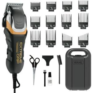 Extreme Grip Pro Corded Hair Clipper for Men Or Women, No-Slip Grip Hair Clipper, 79465-300, Self-Sharpening Blades, Thumb-Adjustable Taper