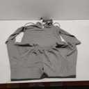 Aleumdr Women 2 Piece Sweatsuit Casual Long Sleeve Half Zip Tracksuits Hoodies and Wide Legs Sweatpangts with Pockets SMALL